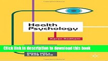[Popular Books] Health Psychology (Palgrave Insights in Psychology Series) Full Online