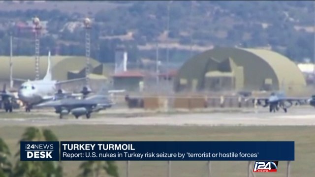U.S. nukes in Turkey risk seizure by 'terrorist or hostile forces'