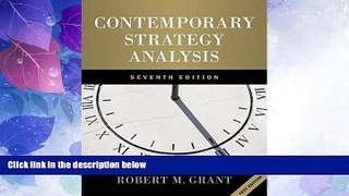 Big Deals  Contemporary Strategy Analysis: Text Only  Best Seller Books Best Seller