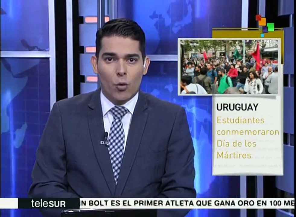 Conmemoran en Uruguay el Día de los mártires estudiantiles