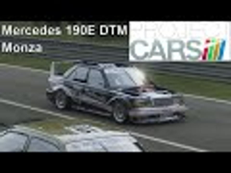 Project Cars Career | Historic TGA Euro Trophy | Mercedes 190E Evolution DTM | Monza