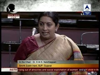 At least listen to Sonia Ji:Smriti Irani