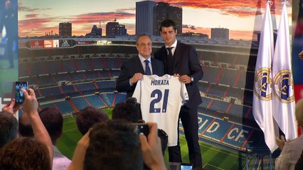 Real Madrid - Morata présenté au Bernabéu