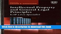[Popular Books] Intellectual Property and General Legal Principles: Is IP a Lex Specialis? Free