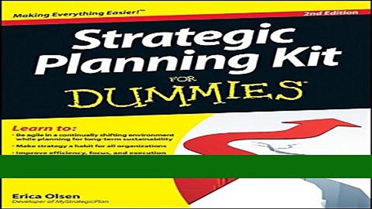[Download] Strategic Planning Kit For Dummies Kindle Free