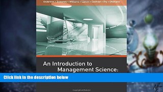 READ FREE FULL  An Introduction to Management Science: Quantitative Approaches to Decision