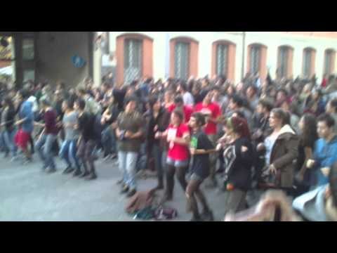 MANIFESTANTI CONTRO SALVINI SEQUESTRATI DALLA POLIZIA REAGISCONO COSì...MUEVE LA COLITA