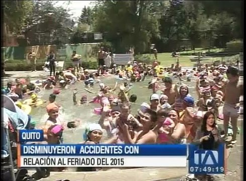 Los accidentes disminuyeron con relación al feriado de 2015