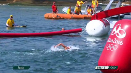 Aurélie Muller disqualifiée après être arrivée 2e du 10 km en eau libre à Rio