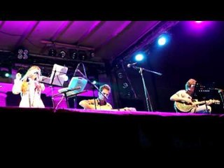 Denise performing  'Flowers in the drawer' @ Caterraduno 2010