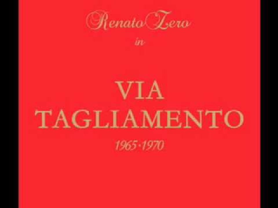 Renato Zero - Ragazzo Senza Fortuna