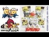 MINIONS Surprise Blind Bags ANGRY BIRDS Surprise Kinder Eggs | Liam and Taylor's Corner