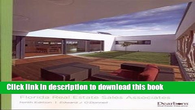 [Download] Post Licensing Education for Florida Real Estate Sales Associates Paperback Online