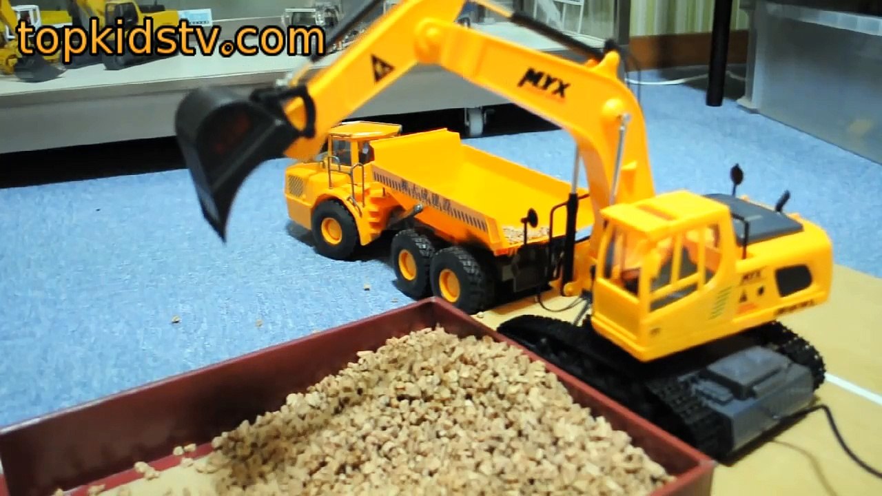 Car toy excavator -Cars Toy RC -Truck excavator Crane remote control for children