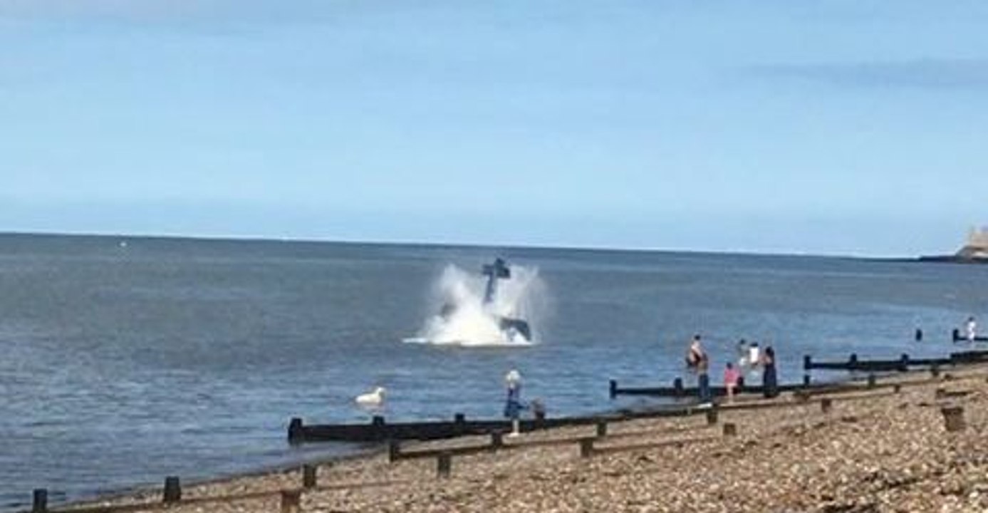 Plane Ditches Into Sea During Airshow in Kent