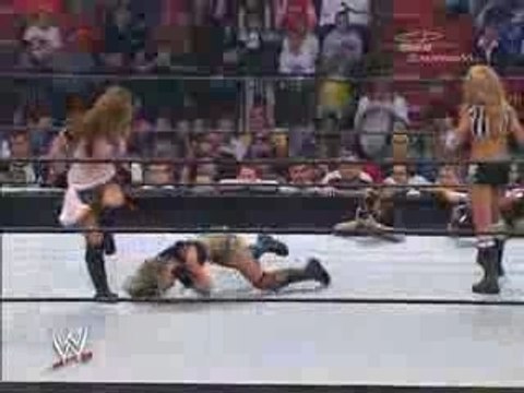 Mickie James vs Ashley with Trish Stratus as Special Guest R
