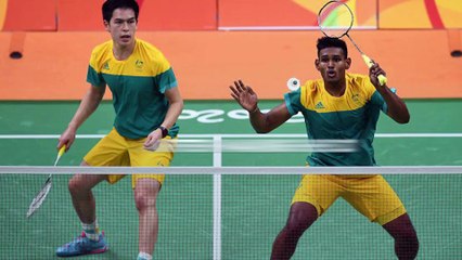 Who's the Olympic badminton player that ordered the entire McDonald's menu?