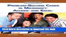 [PDF Kindle] Problem Solving Cases in Microsoft Access and Excel Free Books