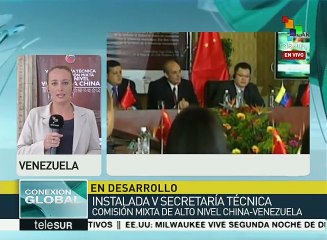 Venezuela y China abordan en Caracas temas de financiamiento conjunto