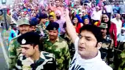 Kapil Sharma At Wagah Border - The Kapil Sharma Show