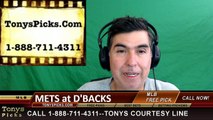 Arizona Diamondbacks vs. New York Mets Free Pick Prediction MLB Baseball Odds Series Preview