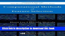 [PDF Kindle] Computational Methods of Feature Selection (Chapman   Hall/CRC Data Mining and