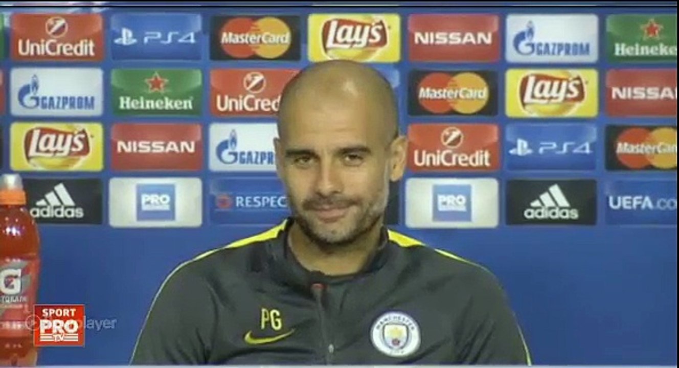 guardiola press conference bucharest