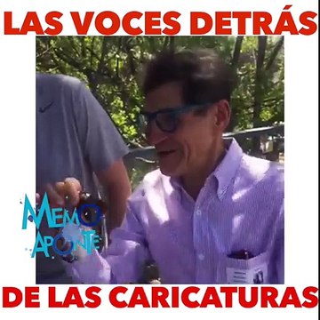 LAS VOCES DETRAS DE LAS CARICATURAS ANIMADAS porMEMO APONTE