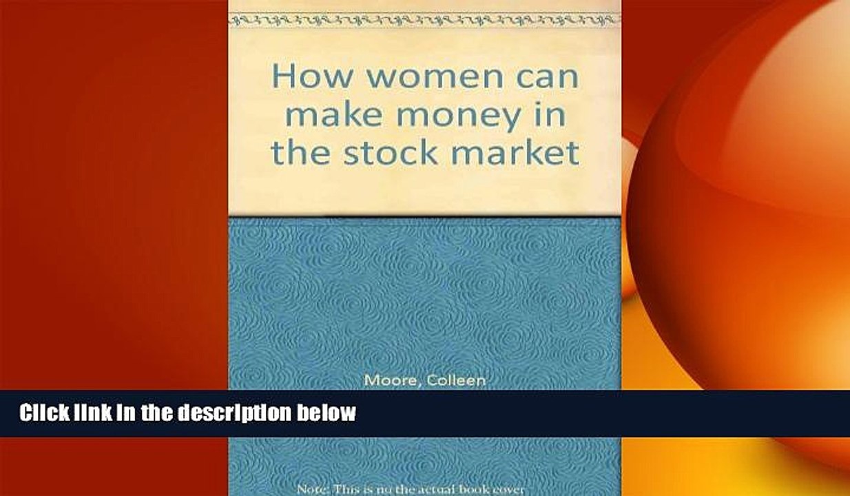 READ book  How women can make money in the stock market  BOOK ONLINE