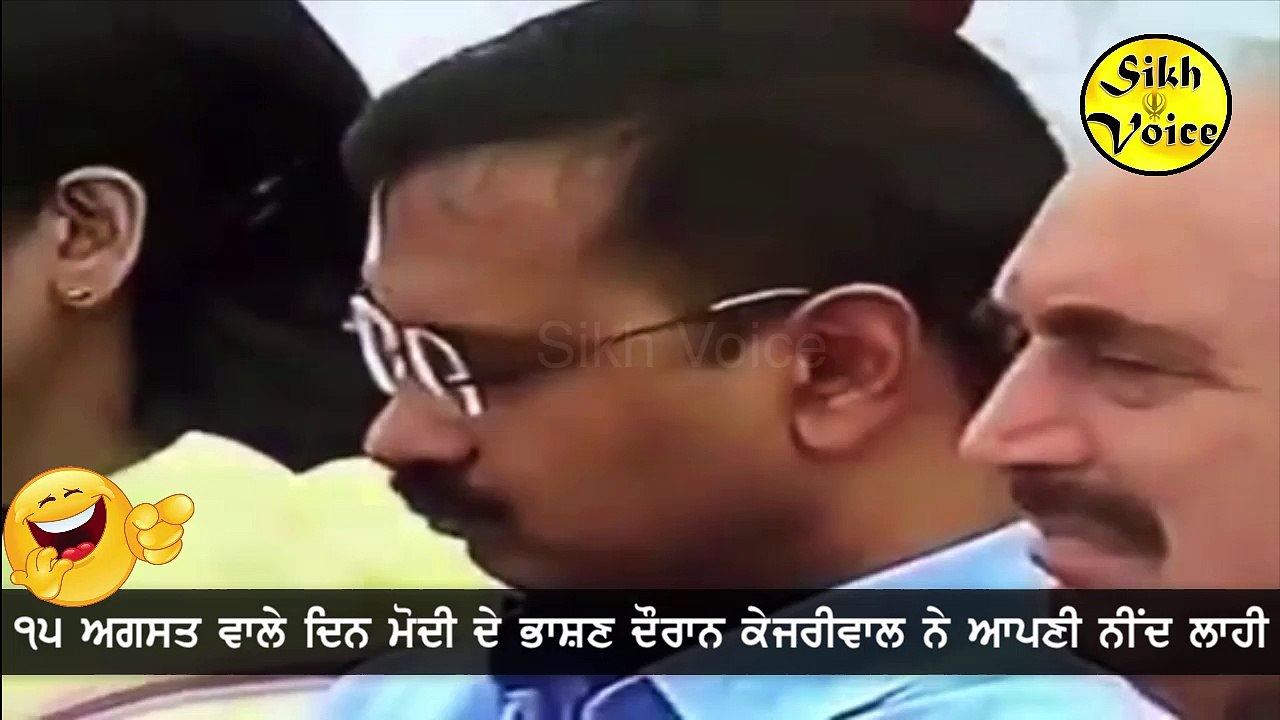 Kejriwal Sleeps During Modi Speech