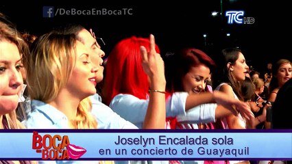 Joselyn Encalada disfrutó del concierto de Maluma sin su esposo ¿Será que a Chicho no le gusta el reggaeton?