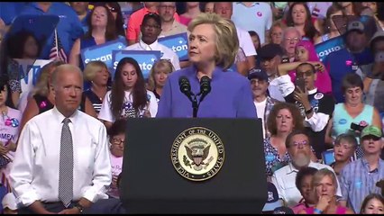 Clinton wants Biden to keep working on cancer fight