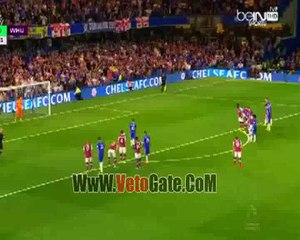 "هازارد"يتقدم بالهدف الاول لتشيلى فى وست هام