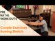 Couple Exercises Rowing Stretch | Sonali Shivlani | Pre Natal Workouts