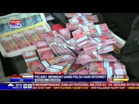 Dua Pembuat Uang Palsu Ditangkap di Bandung