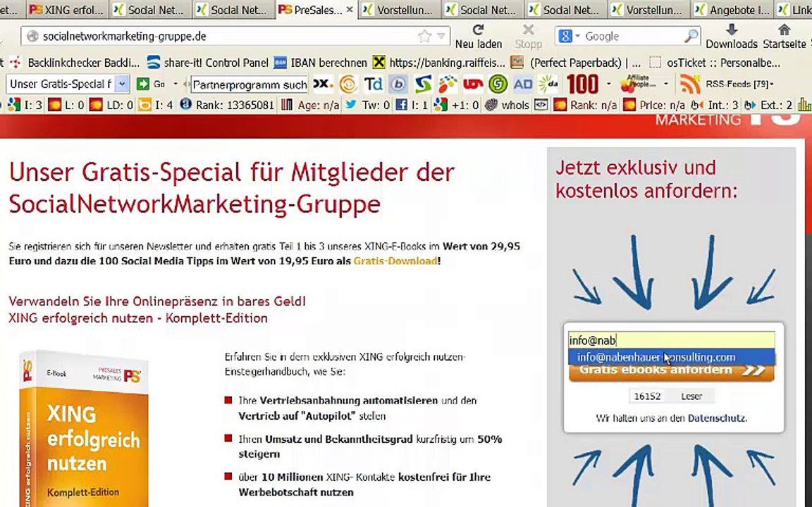 „Social Network Marketing“-Kapitel 4