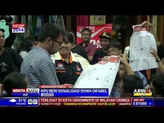 KPU Jakbar Sosialisasi Pemilu di SLB Pangudi Luhur