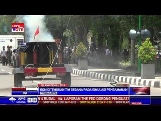 Bom Ditemukan di Kantor KPU Sleman dalam Simulasi Pengamanan
