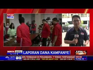 PDIP Serahkan Laporan Dana Kampanye Pileg 2014