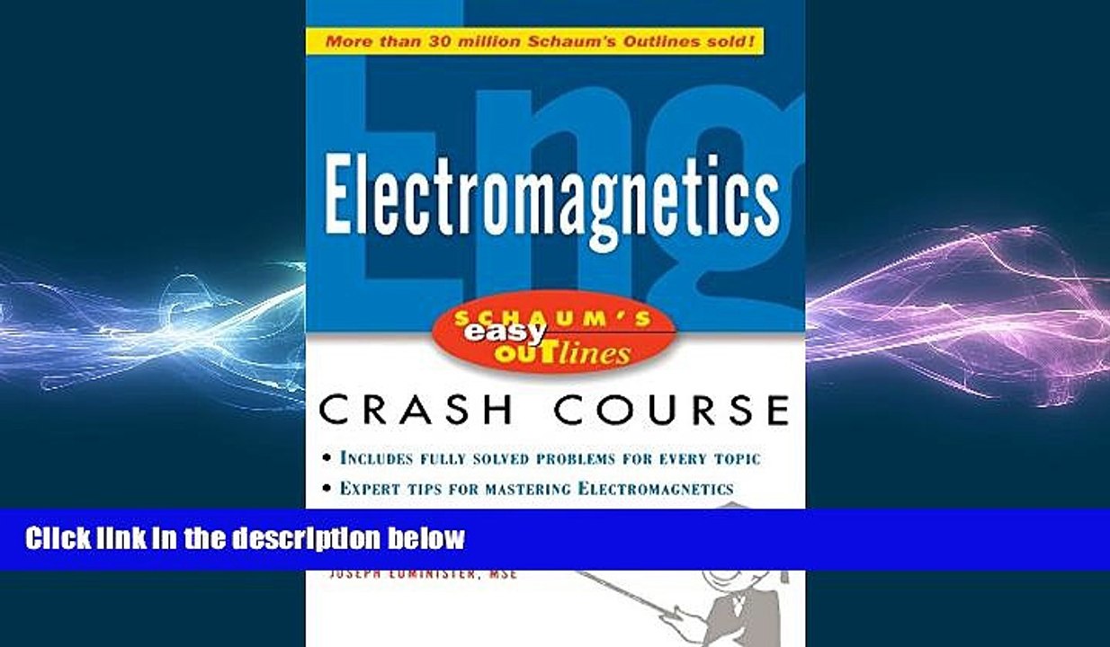 FREE PDF  Schaum s Easy Outline of Electromagnetics  FREE BOOOK ONLINE