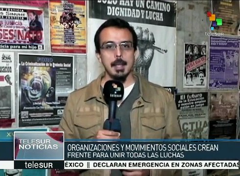 Organizaciones mexicanas crean frente único de lucha
