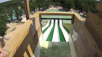 Royal Flush Round 3 Water Slide at BSR Cable Park