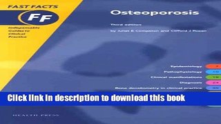 [Popular] Osteoporosis Fast Facts Series Hardcover Online