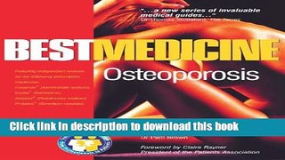 [Popular] Osteoporosis: Best Medicine for Osteoporosis Kindle Collection