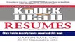[Popular Books] Knock  em Dead Resumes: How to Write a Killer Resume That Gets You Job Interviews