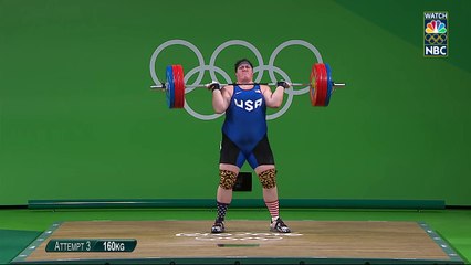 Robles wins bronze, first U.S. lifting medal since 2000