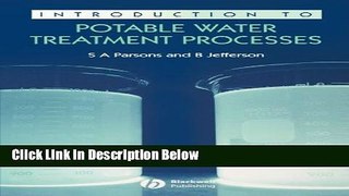 Books Introduction to Potable Water Treatment Processes Free Online