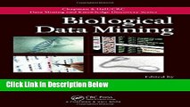 Books Biological Data Mining (Chapman   Hall/CRC Data Mining and Knowledge Discovery Series) Free