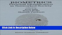 Books Biometrics: Personal Identification in Networked Society (The Springer International Series