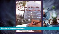 Big Deals  The Real Estate Math Handbook: Simplified Solutions for the Real Estate Investor  Best